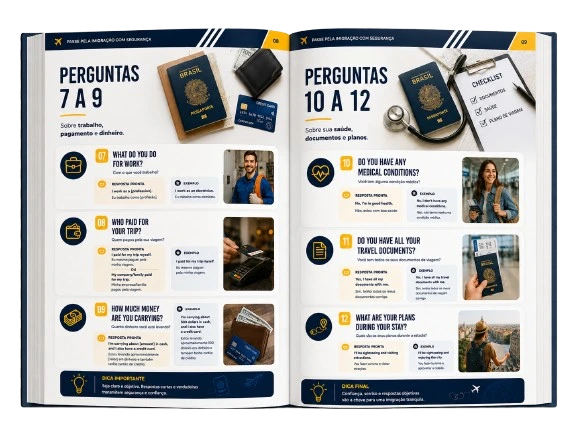Interior do Manual de Imigração